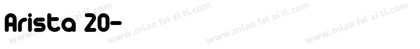 Arista 20字体转换
